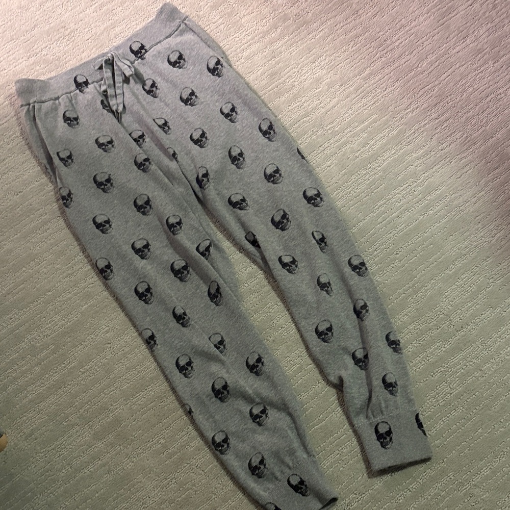 Skull Cashmere joggers